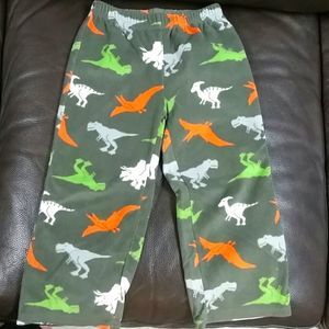 Boys Carter's 4 dinosaur fleece pajamas bottom